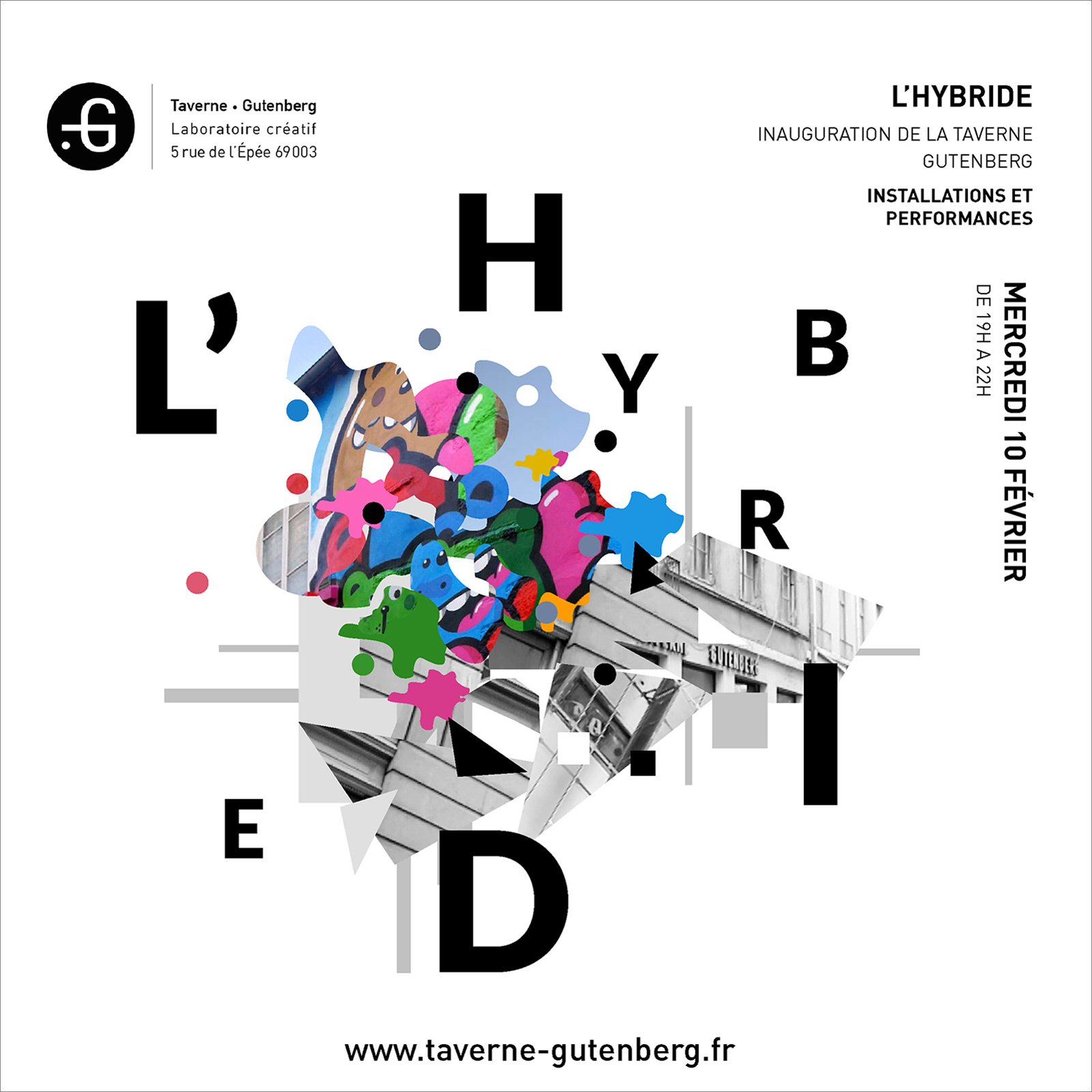 Affiche de l'exposition L'Hybride