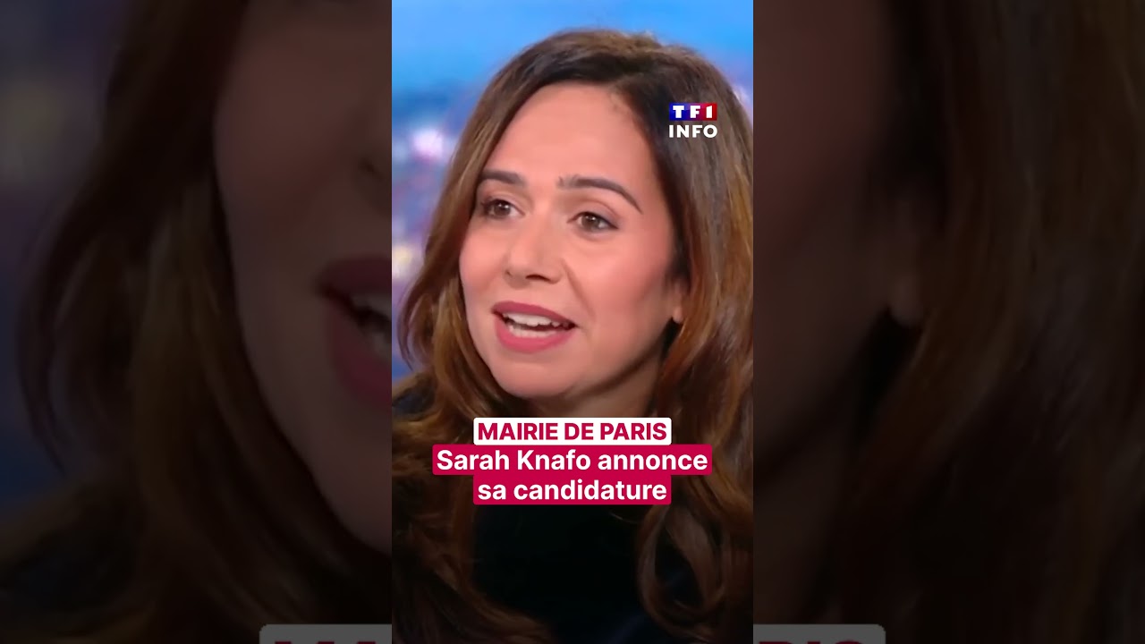 🔴 Municipales 2026 : Sarah Knafo annonce sa candidature à la mairie de Paris｜TF1 INFO