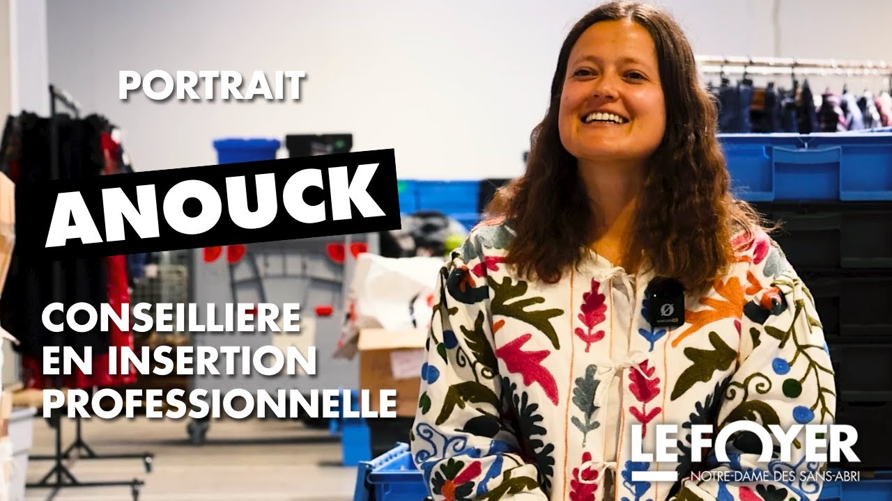 [PORTRAIT] ANOUCK, CHARGEE D'INSERTION PROFESSIONNELLE AU CENTRE DE REEMPLOI TEXTILE