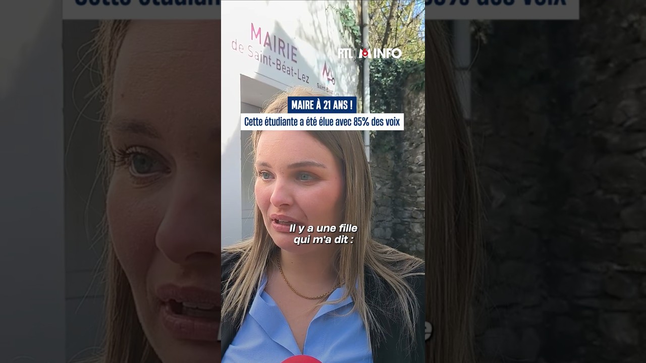 Maire à 21 ans : cette étudiante en droit a été élue au premier tour avec 85% des voix