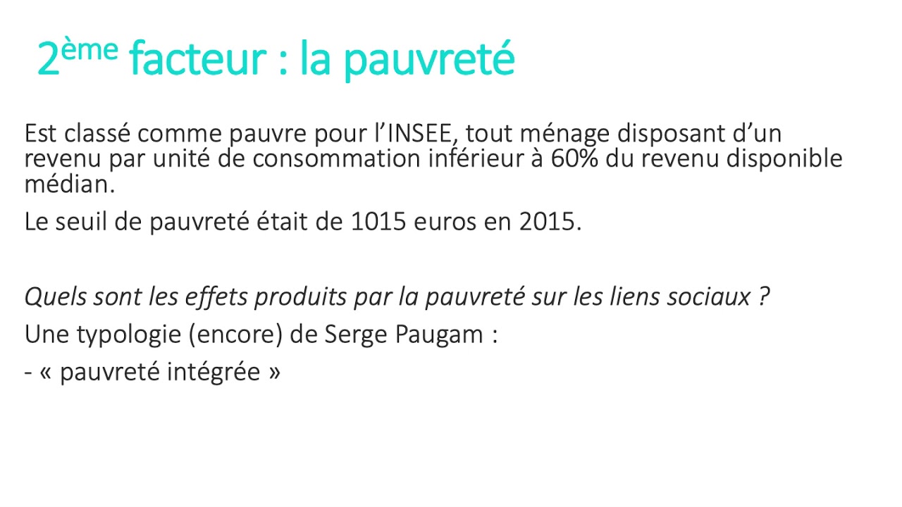 1ES - Comment se construisent et évoluent les liens sociaux ? - Leçon n°4
