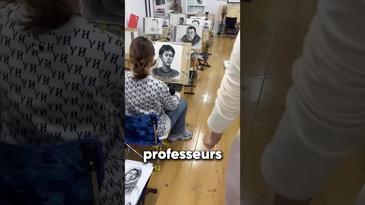 L'école de dessin la plus stricte de Chine 🏫