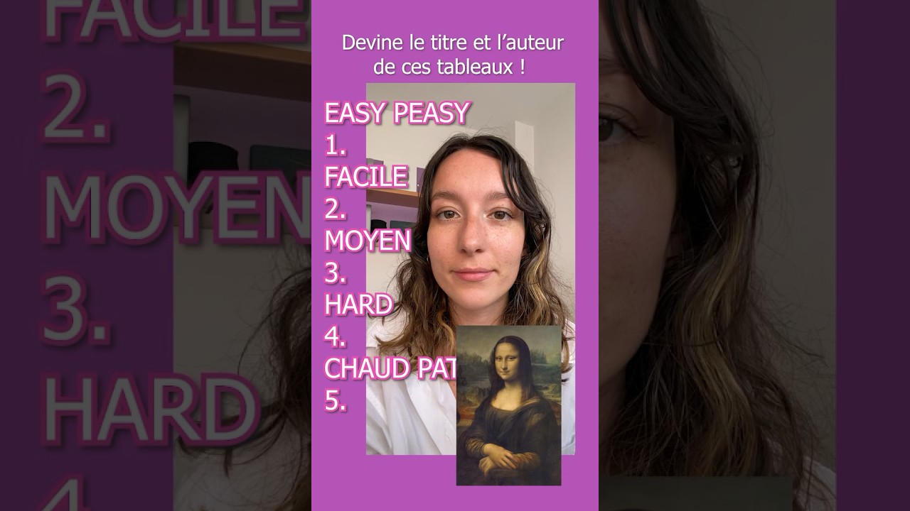 Devine le Titre de ces Œuvres 🖼🎨 #quiz #culture #art #tableau #painting