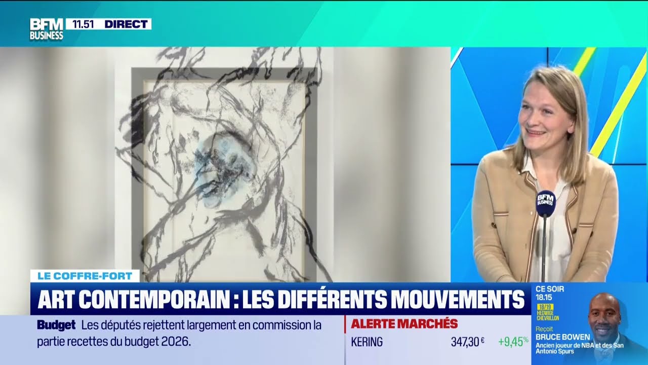 Art contemporain, les différents mouvements - Ophélie Guillerot sur BFM Business