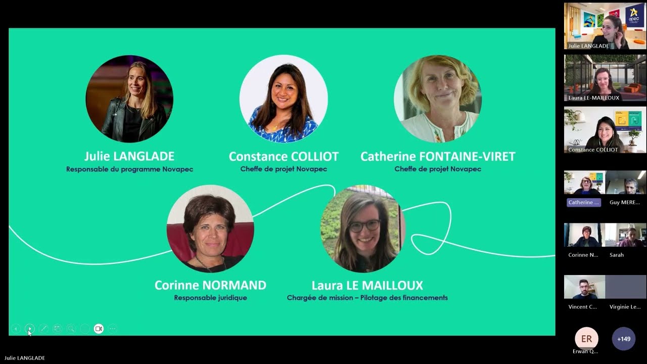 Novapec 2026 - Présentation de l'Appel à projets - 11 décembre 2025