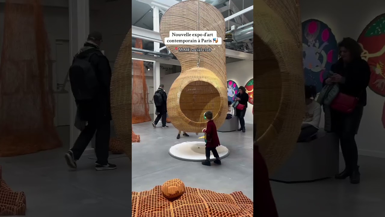 Nouvelle expo d’art contemporain à Paris 🎭📍MAIF social clubEntrée libre et gratuite 💸