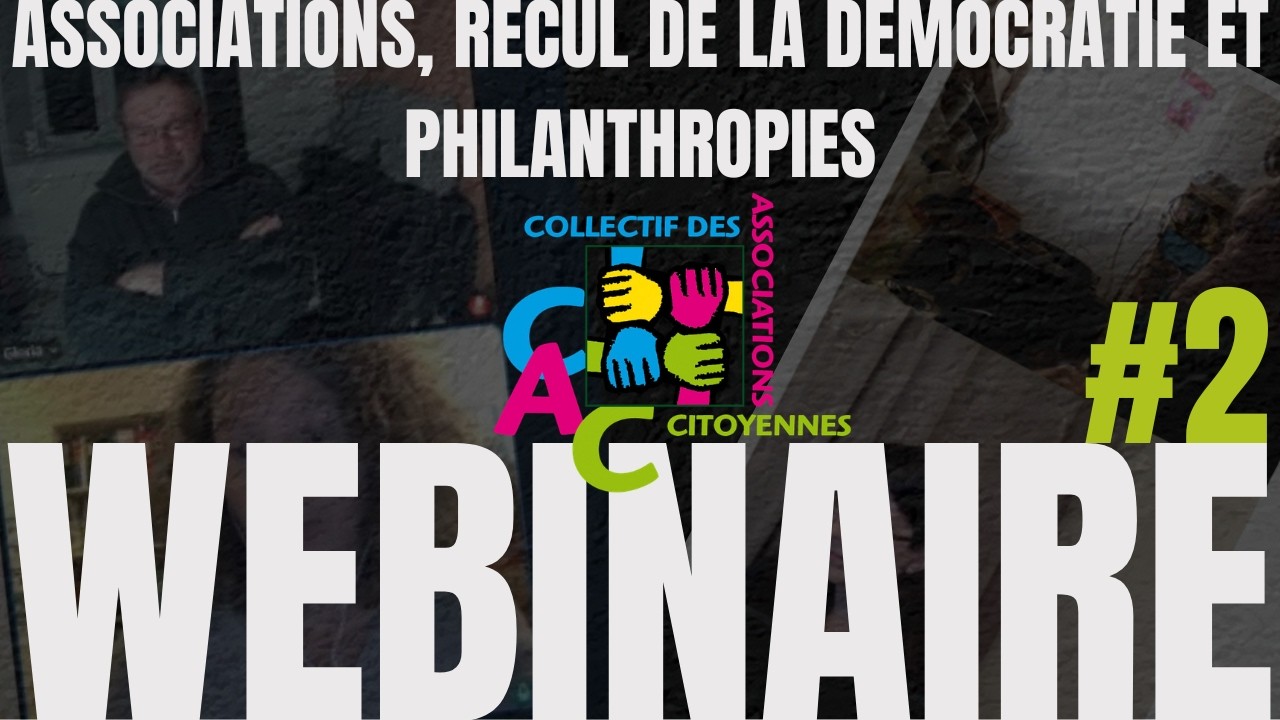 [REPLAY] Séance 2 | Associations, démocratie et philanthropie - Séminaire
