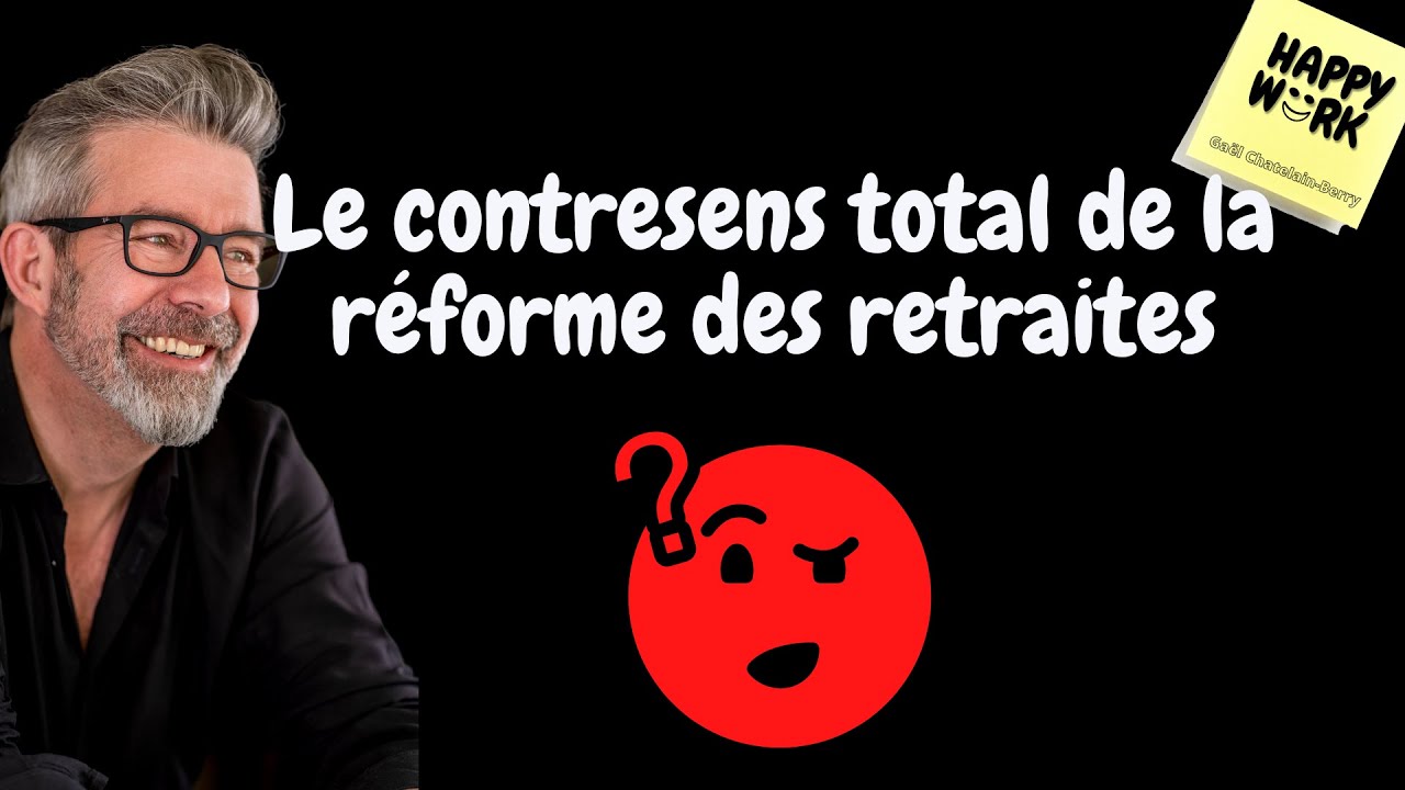 Le contresens total de la réforme des retraites