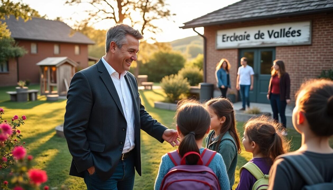 découvrez comment luc maudet, maire des vallées-de-la-vanne, souligne l'importance de la proximité de l'école comme moteur essentiel du lien social dans nos communes.