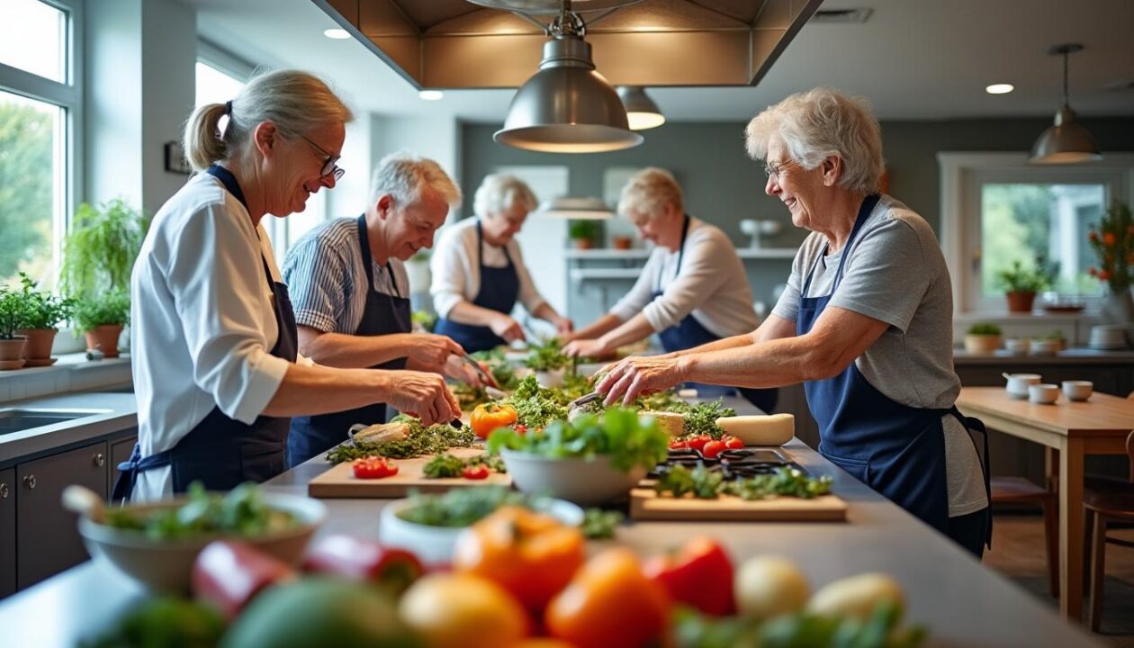 à lormes, l'ehpad les cygnes inaugure une cuisine collective unique pour favoriser les échanges et renforcer les liens sociaux entre résidents.