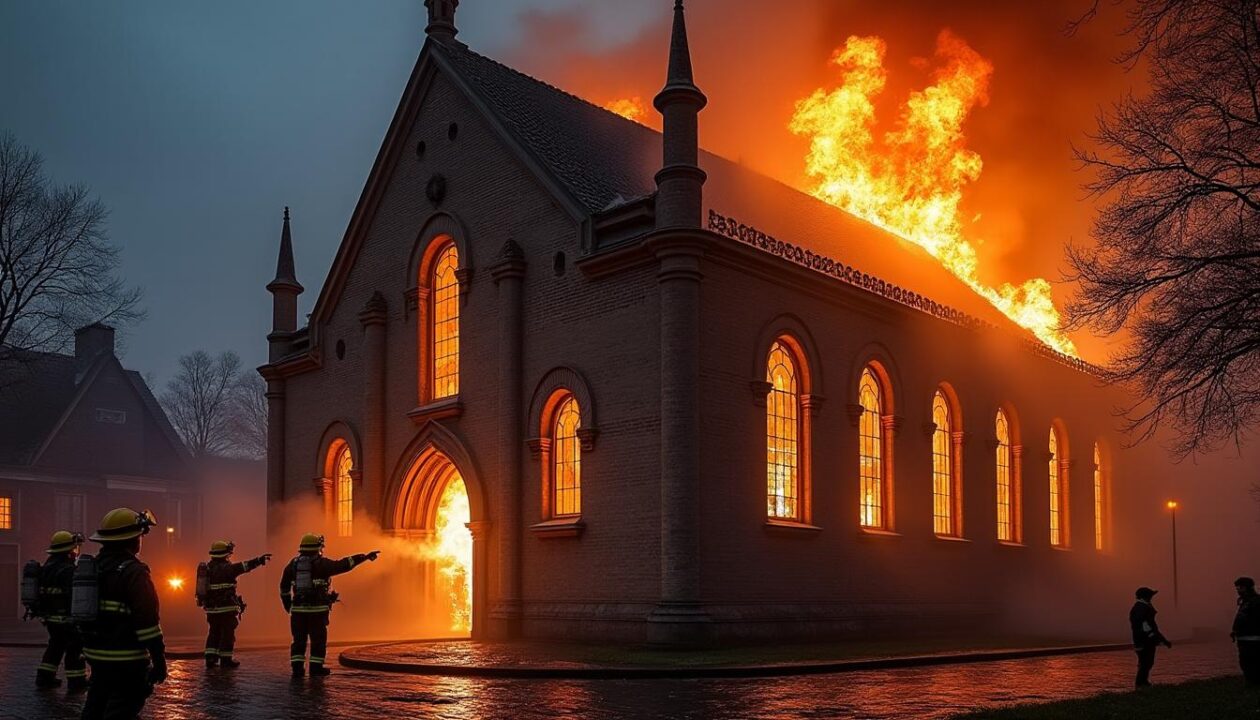 un incendie criminel a ravagé une synagogue à rotterdam. les enquêteurs explorent un possible lien avec l'attaque récente survenue à liège.